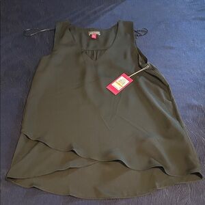 Vince Camuto Black Layered Top